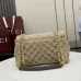 Gucci GG Marmont Quilted Canvas Chain Bag, 23 x 17 x 9 cm #A63210