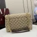 Gucci GG Marmont Quilted Canvas Chain Bag, 31 x 17 x 8 cm #A63212
