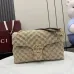 Gucci GG Marmont Quilted Canvas Chain Bag, 31 x 17 x 8 cm #A63212