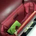 Gucci Red GG Canvas Shoulder Bag With Interlocking G Hardware #A50998
