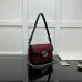 Gucci Red GG Canvas Shoulder Bag With Interlocking G Hardware #A50998