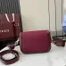 Gucci Horsebit 658574 Shoulder Bag Red 20.5x14.5x5cm #A62932