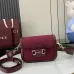 Gucci Horsebit 658574 Shoulder Bag Red 20.5x14.5x5cm #A62932