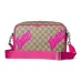 Gucci GG Supreme Canvas Crossbody Bags With Vibrant Logo Detailing #A51651