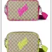 Gucci GG Supreme Canvas Crossbody Bags With Vibrant Logo Detailing #A51651