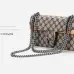Gucci New fashion small square bag shoulder bag women's chain-link bag (3 colors) #9129128