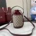 Gucci Inspired GG Monogram Bucket Bag with Web Stripe and Drawstring Closure size:11.5×23×8cm #A53847