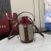 Gucci Inspired GG Monogram Bucket Bag with Web Stripe and Drawstring Closure size:11.5×23×8cm #A53847