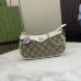Gucci GG Supreme Canvas Mini Shoulder Bag With Leather Trim And Playful Lip Charm  #A50422