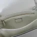 gucci Elegant White Crossbody Bag with Gold Accent 846705 #A55680