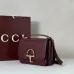 gucci Elegant White Crossbody Bag with Gold Accent 846705 #A55680