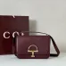 gucci Elegant White Crossbody Bag with Gold Accent 846705 #A55680