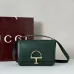 gucci Elegant White Crossbody Bag with Gold Accent 846705 #A55680