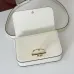 gucci Elegant White Crossbody Bag with Gold Accent 846705 #A55680