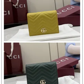Brand G 466492 GG Marmont Compact Wallet - Dark Green #A60912 Brand G 466492 GG Marmont Compact Wallet - Dark Green #A60912