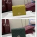 Gucci 466492 GG Marmont Compact Wallet - Dark Green #A60912