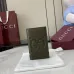 Gucci 739478 Green Leather Wallet, Top Quality, 7.5x12cm #A61852
