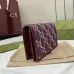 Gucci 795044 GG Pattern Compact Wallet in Red PVC 10x7x3cm #A61865