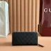 Gucci 856562 Continental Wallet - GG Supreme Canvas &amp; Leather (Black/Beige) #A60531