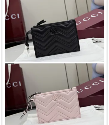 Gucci GG Marmont Quilted Leather Card Holder, 12 x 8.5 cm #A63213
