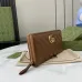 Gucci Quilted Leather Zip Around Wallet With Iconic Double G Hardware #A52725