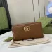 Gucci Quilted Leather Zip Around Wallet With Iconic Double G Hardware #A52725