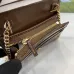 Gucci Mini Shoulder Bag with GG Canvas, Gold Double G Hardware &amp; Chain Strap, Luxury Vintage-Inspired Design for Women #A56007
