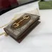 Gucci Mini Shoulder Bag with GG Canvas, Gold Double G Hardware &amp; Chain Strap, Luxury Vintage-Inspired Design for Women #A56007