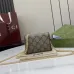 Gucci Mini Shoulder Bag with GG Canvas, Gold Double G Hardware &amp; Chain Strap, Luxury Vintage-Inspired Design for Women #A56007