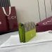 Gucci Beige GG Supreme And Neon Green Leather Bi Fold Wallet With GG Logo size:11×8×3cm #A54117