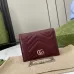 Gucci Quilted Leather Wallets With Double G Hardware In Burgundy And Beige #A52608