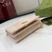 Gucci Quilted Leather Wallets With Double G Hardware In Burgundy And Beige #A52608