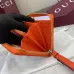 Gucci Zip-Around Wallet with Signature GG Canvas, Orange Trim &amp; Detachable Strap, Stylish &amp; Practical for Everyday Use #A56006