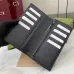 Gucci Black Leather Long Wallet With Signature Branding And Luxe Appeal #A52614