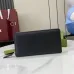 Gucci Black Pebbled Leather Zip Around Wallet For Timeless Luxury #A52615