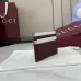 Gucci Leather Card Holders In Rich Burgundy And Classic Navy With Gold Accents #A52616