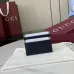 Gucci Leather Card Holders In Rich Burgundy And Classic Navy With Gold Accents #A52616