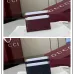 Gucci Leather Card Holders In Rich Burgundy And Classic Navy With Gold Accents #A52616