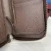 Gucci GG Supreme Canvas Zip Around Wallets In Dual Classic Patterns #A52618