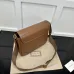 GG Emblem medium crossbody bag in brown leather #A49688