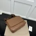 GG Emblem medium crossbody bag in brown leather #A49688