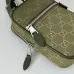Gucci Green GG Supreme Canvas Crossbody Bag Stylish Compact Accessory size:12×17×4cm #A54122