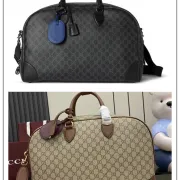 Gucci GG Supreme Canvas Duffel Bags: Iconic Travel Companions size:47×31×25cm #A53535