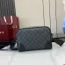 Gucci GG Supreme Canvas Crossbody Bag With Leather Accents size:23×16×8cm #A53921