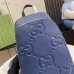 Gucci Jumbo GG crossbody bag in blue leather Original Quality #A39600