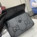 Gucci GG Supreme Canvas Crossbody Bag With Leather Trim And Adjustable Strap #A50421