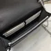 Gucci Black/White Leather Chain Shoulder Bag With Iconic Double G Hardware size:20×12×4cm #A54063