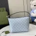 Gucci GG Supreme Canvas Handbags In Classic And Light Blue Patterns #A52613