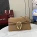 Gucci Dionysus Leather Shoulder Bag With Iconic Gold - Toned Chain And Buckle  #A52733