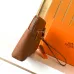 Hermès Leather Zip - Around Wristlet Clutches In Brown And Black With Branded Detailing #A50707
